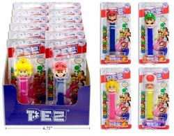 PEZ NITENDO MARIO BROSS - BONBONS ET DISTRIBUTEUR 16G (BONBONS) ASST